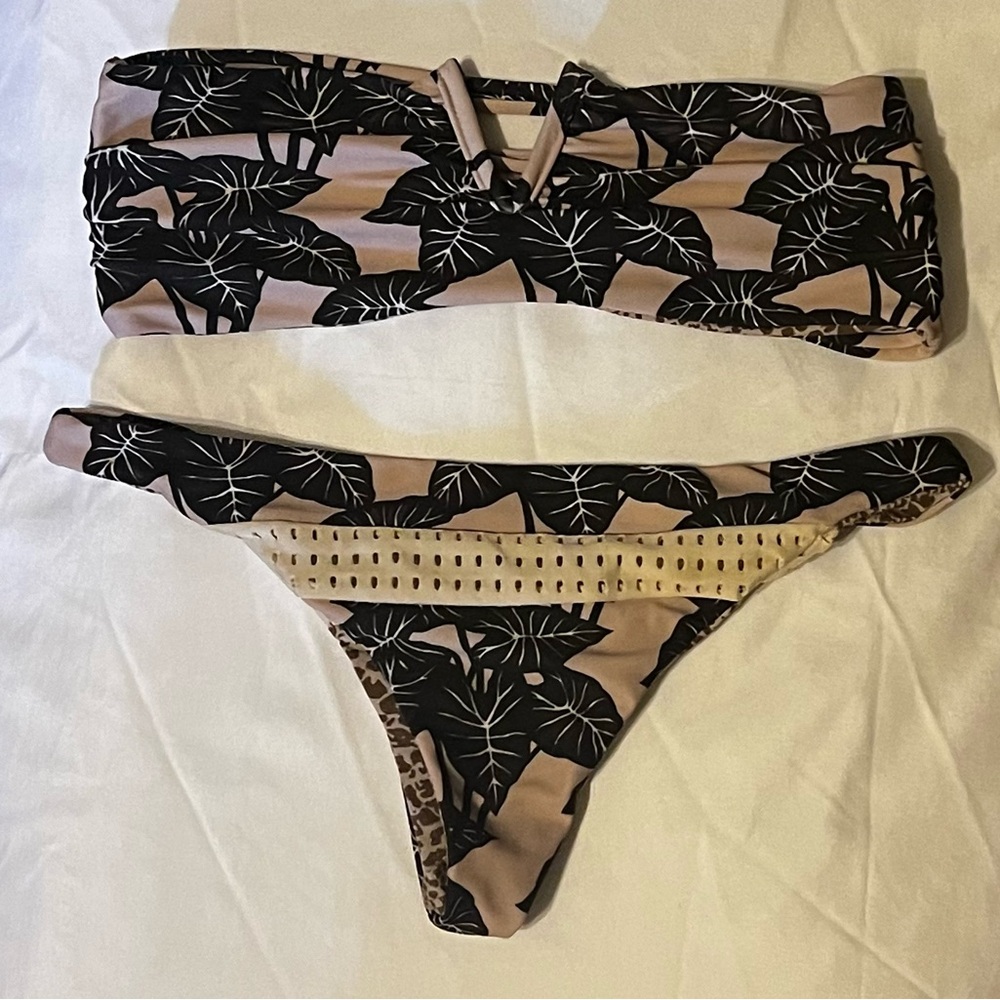 Acacia swim two piece kalo print.